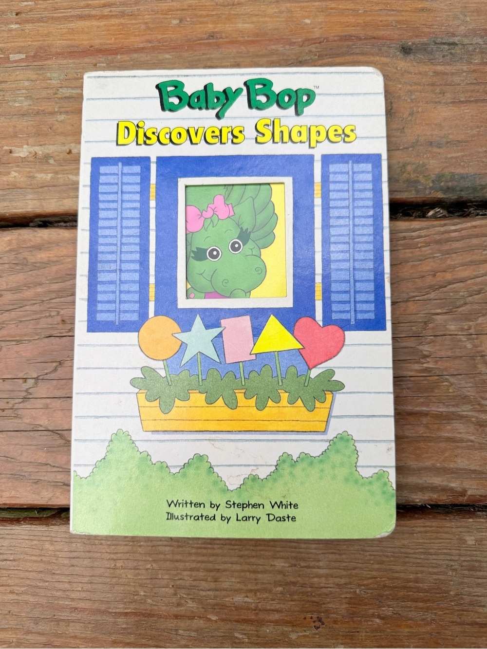 Barney Baby Bop Discovers Shapes Board Book Stephen White Larry Daste 1993